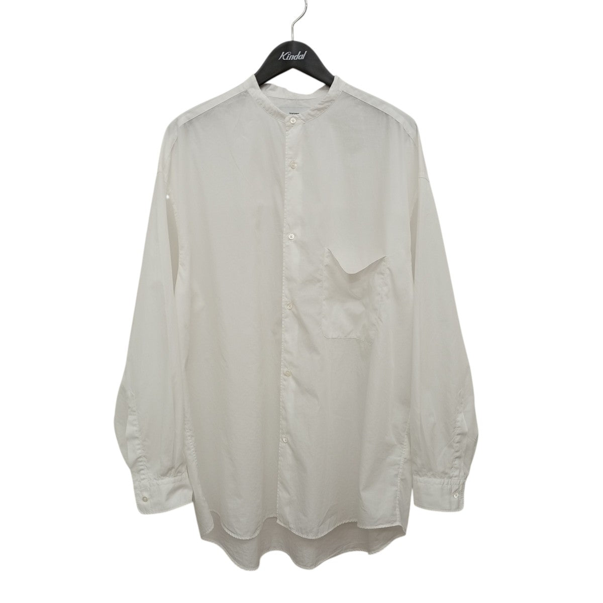 Broad L S Oversized Band Collar ShirtシャツGM231-50081B