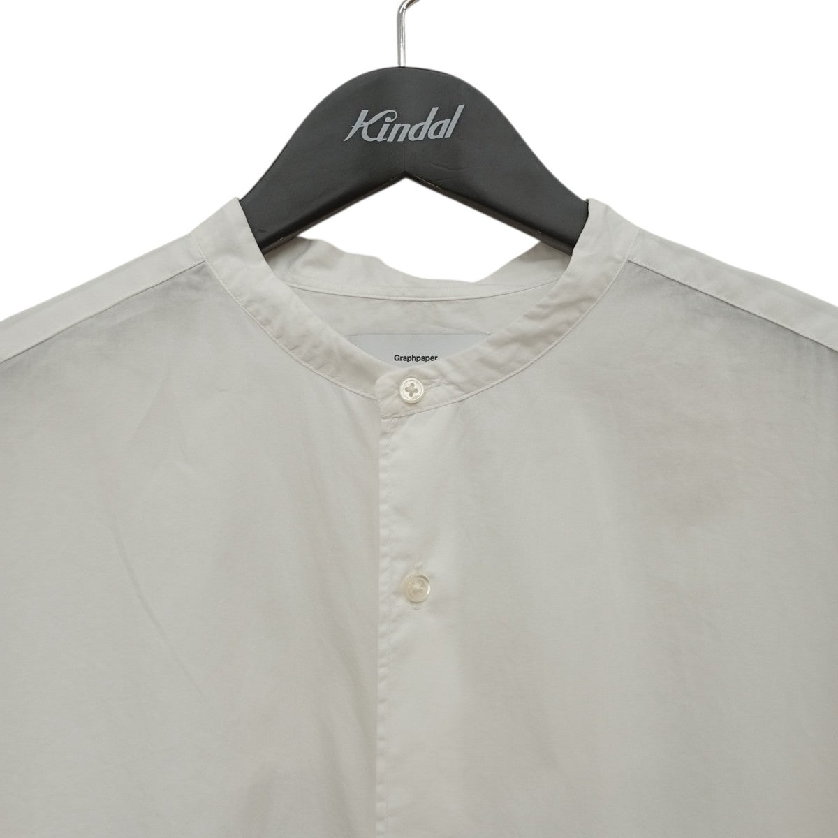 Broad L S Oversized Band Collar ShirtシャツGM231-50081B