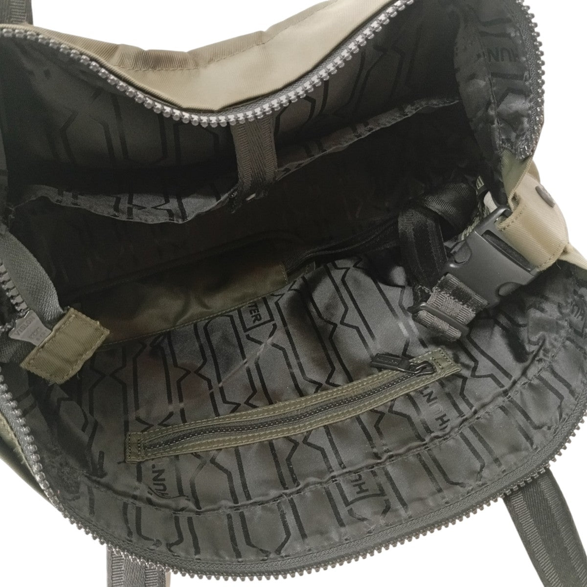 ナイロン ミディアム トップ クリップ トートバッグUBS1201KBM