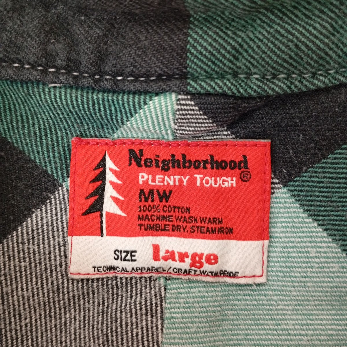 NEIGHBORHOOD チェックネルシャツ091ARNH-SHM02 古着・中古-3枚目のアイテム画像