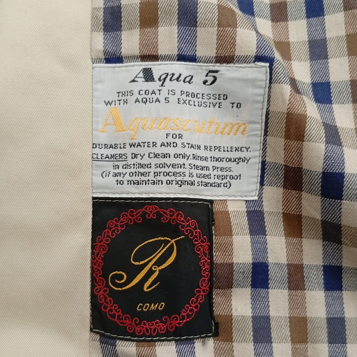 Aquascutum コートC 522755 A4 古着・中古-10枚目のアイテム画像