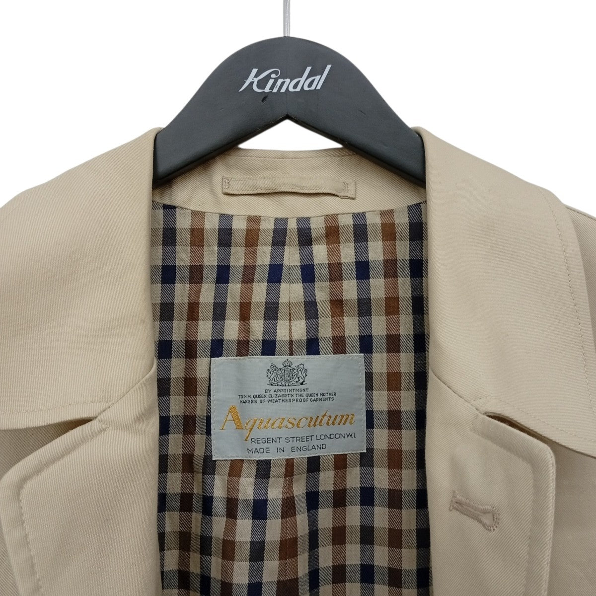 Aquascutum コートC 522755 A4 古着・中古-4枚目のアイテム画像