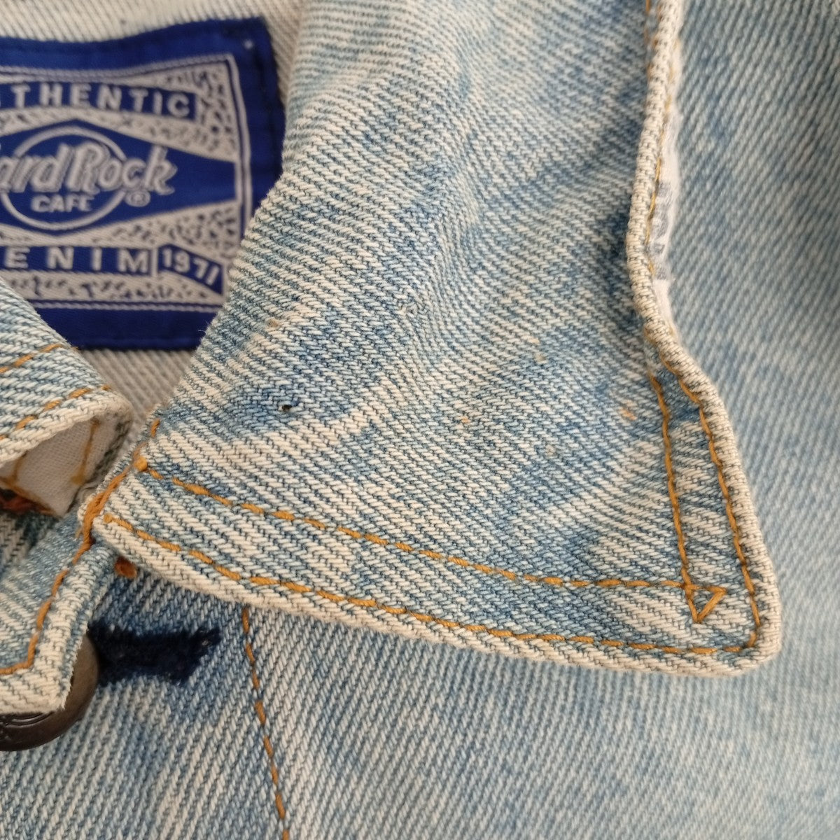 Hard Rock cafe 90Sデニムジャケット 古着・中古-10枚目のアイテム画像