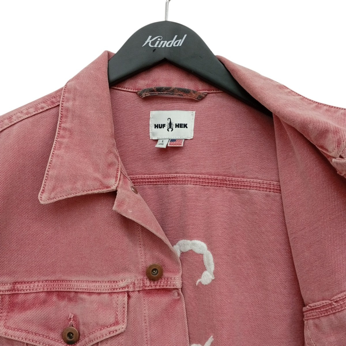 HUF×Hanni El Khatib Hanni El Khatibデニムジャケット 古着・中古-6枚目のアイテム画像
