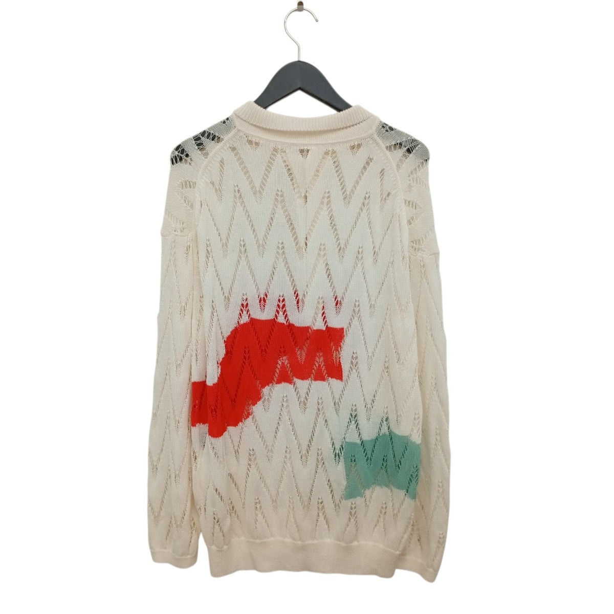 24SSpainting knit poloニットカーディガン