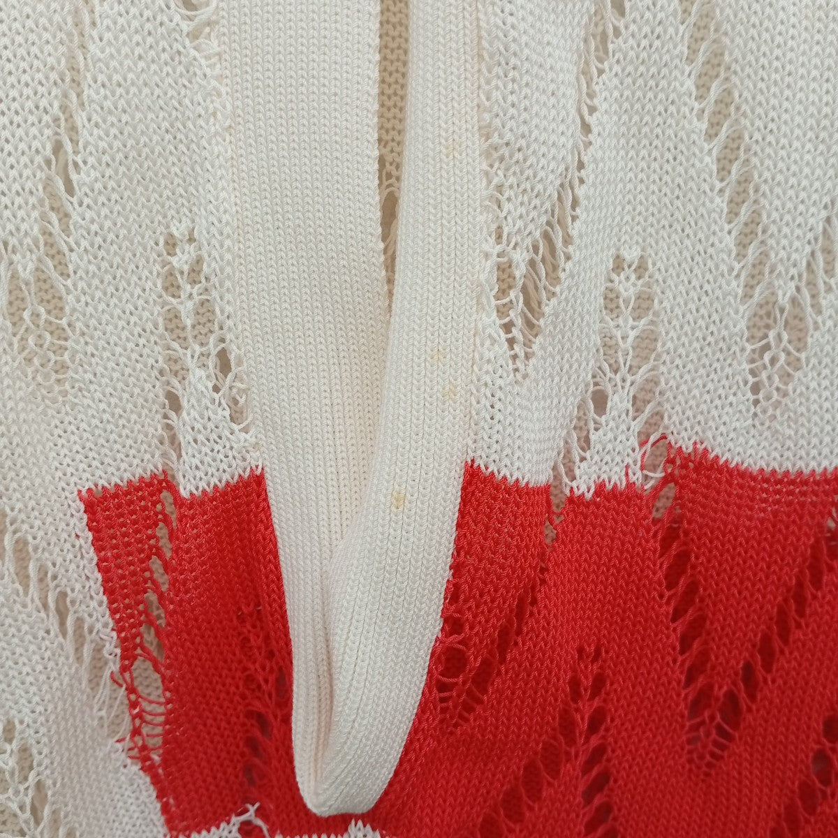 24SSpainting knit poloニットカーディガン