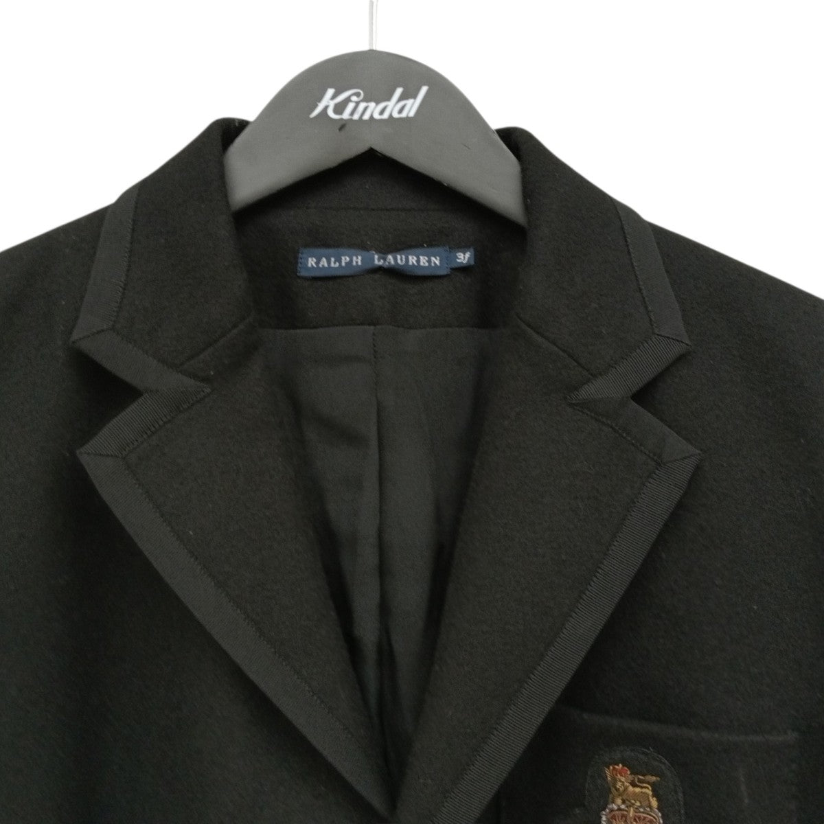 RALPH LAUREN 金ボタン 刺繍エンブレムジャケット 古着・中古-3枚目のアイテム画像