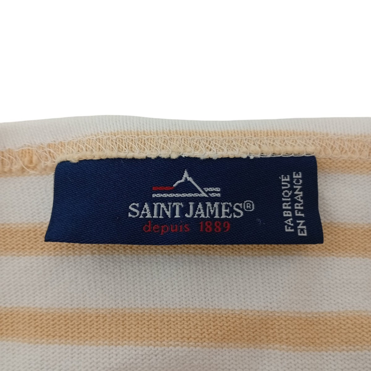 SAINT JAMES ボーダーロングスリーブカットソー 古着・中古-3枚目のアイテム画像