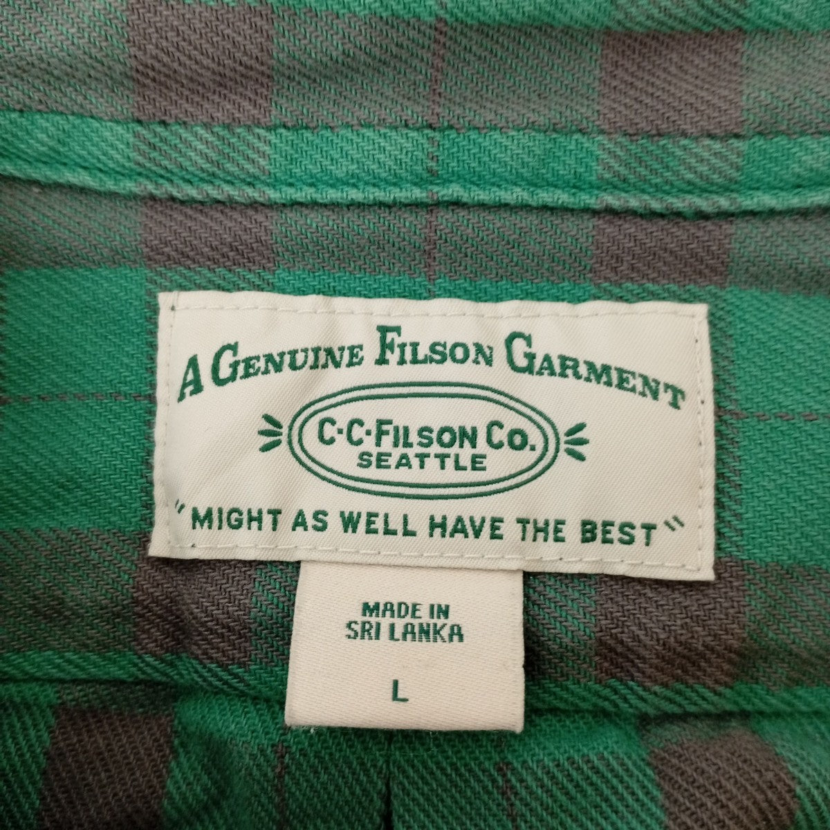 C．C． FILSONシャツ