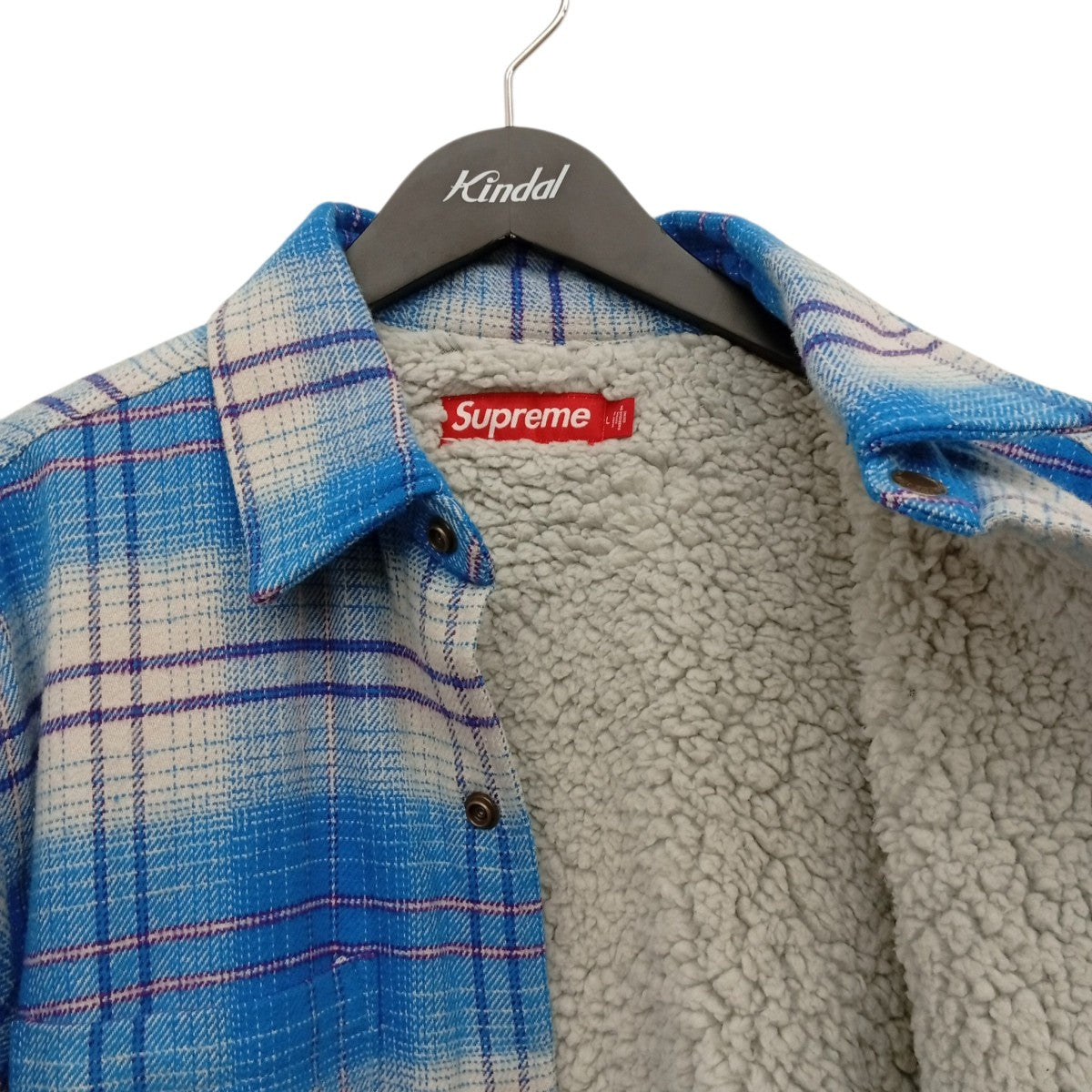 23AWLined Flannel Snap Shirtフリースジャケット