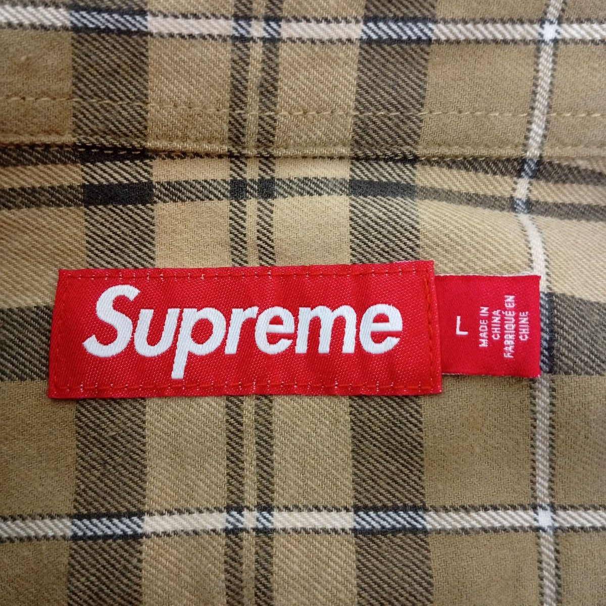 Supreme Plaid Flannel Shirtチェックシャツ 古着・中古-3枚目のアイテム画像