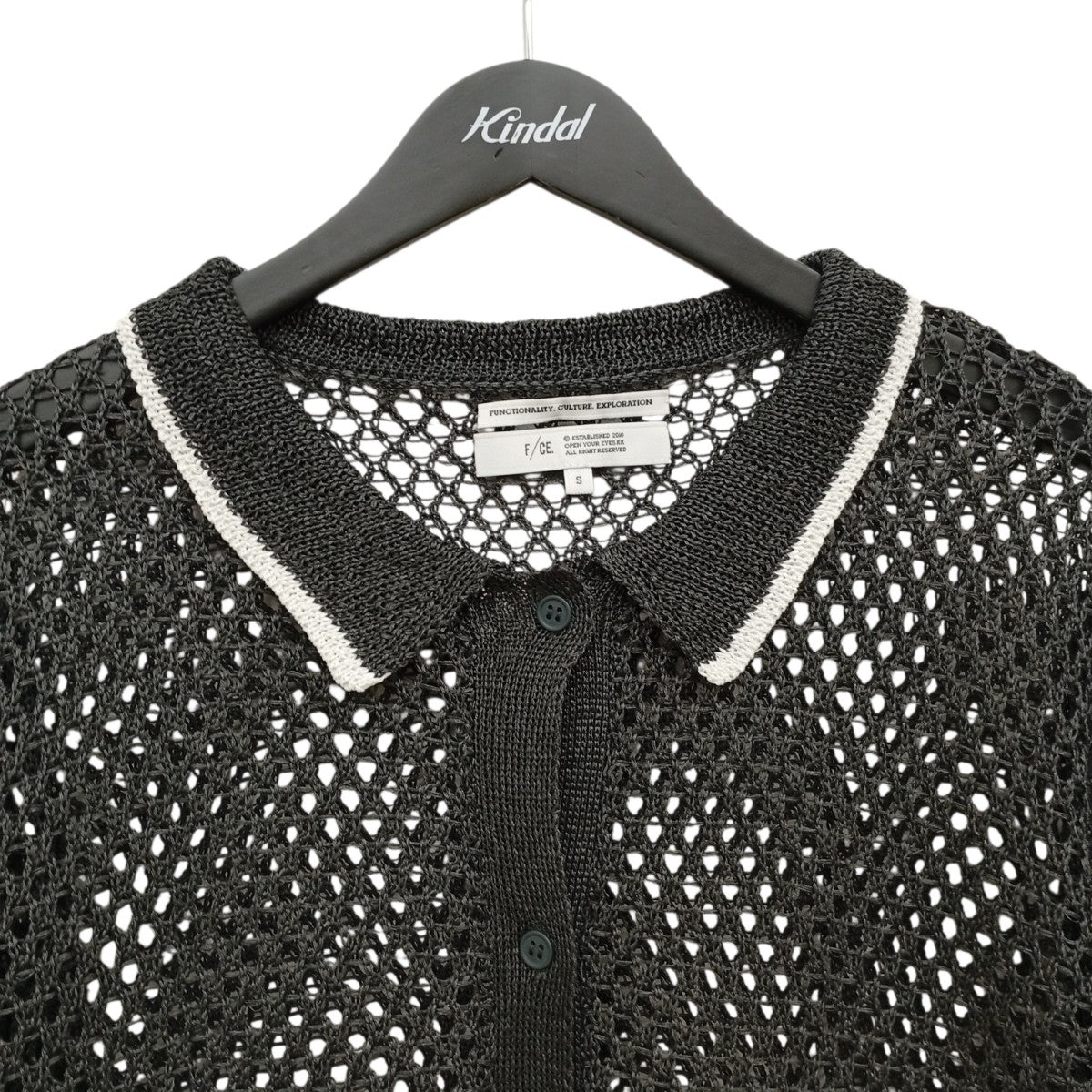 F／CE． MESH KNIT SHIRT半袖ニットFST11241U0001 古着・中古-5枚目のアイテム画像