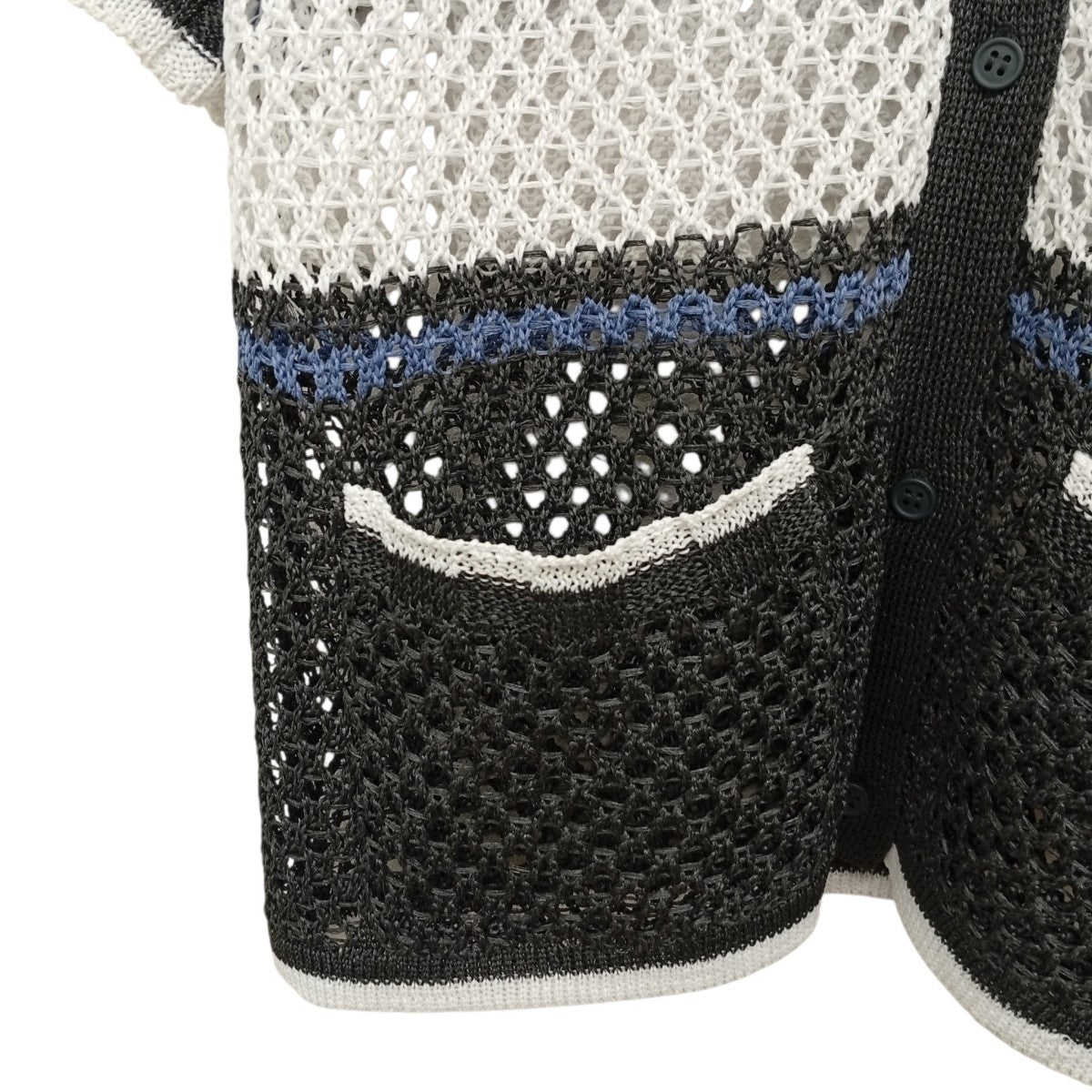 F／CE． MESH KNIT SHIRT半袖ニットFST11241U0001 古着・中古-7枚目のアイテム画像