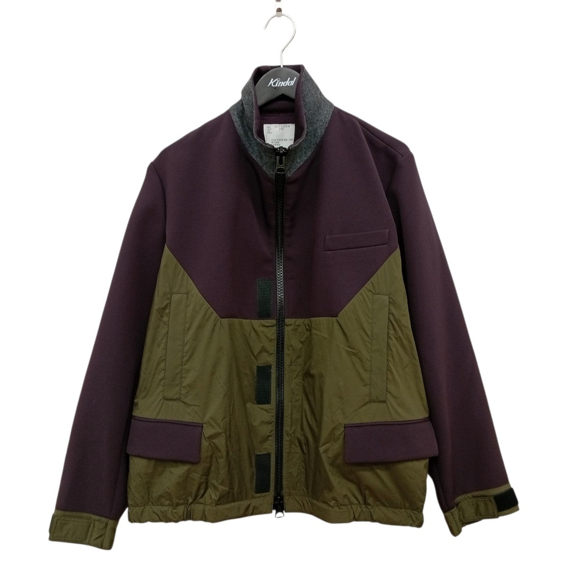 sacai Matelasse Twill Mix Jacketジャケット25-03635M 古着・中古-1枚目のアイテム画像