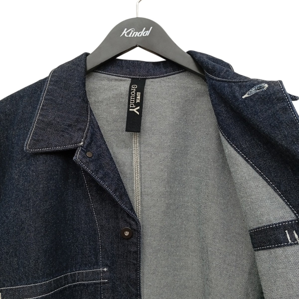 11oz INDIGO DENIM COVERALLデニムジャケットGX-Y01-006
