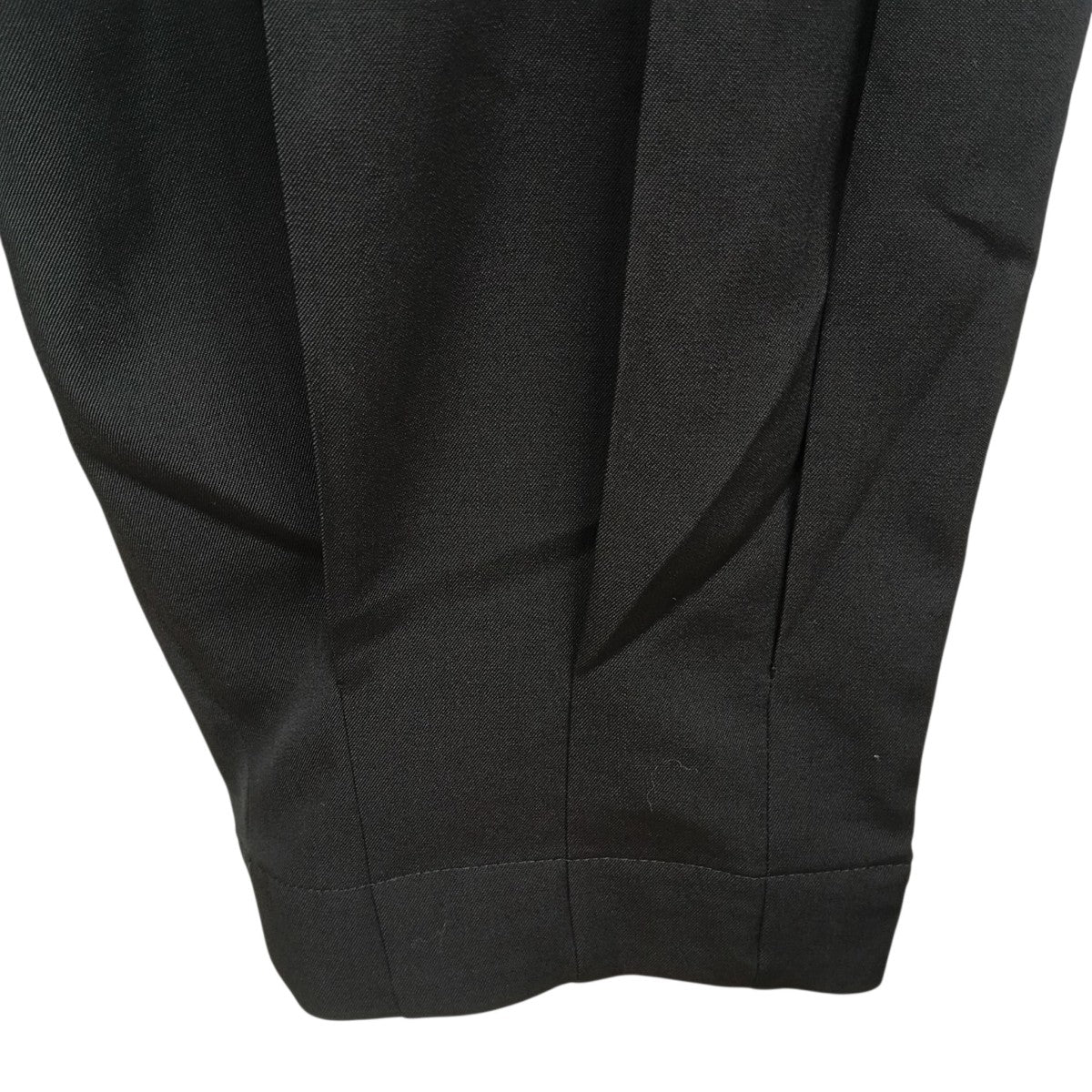 WASHER WOOL GABARDINE PLEATED PANTSスラックスUQ-P20-100-1