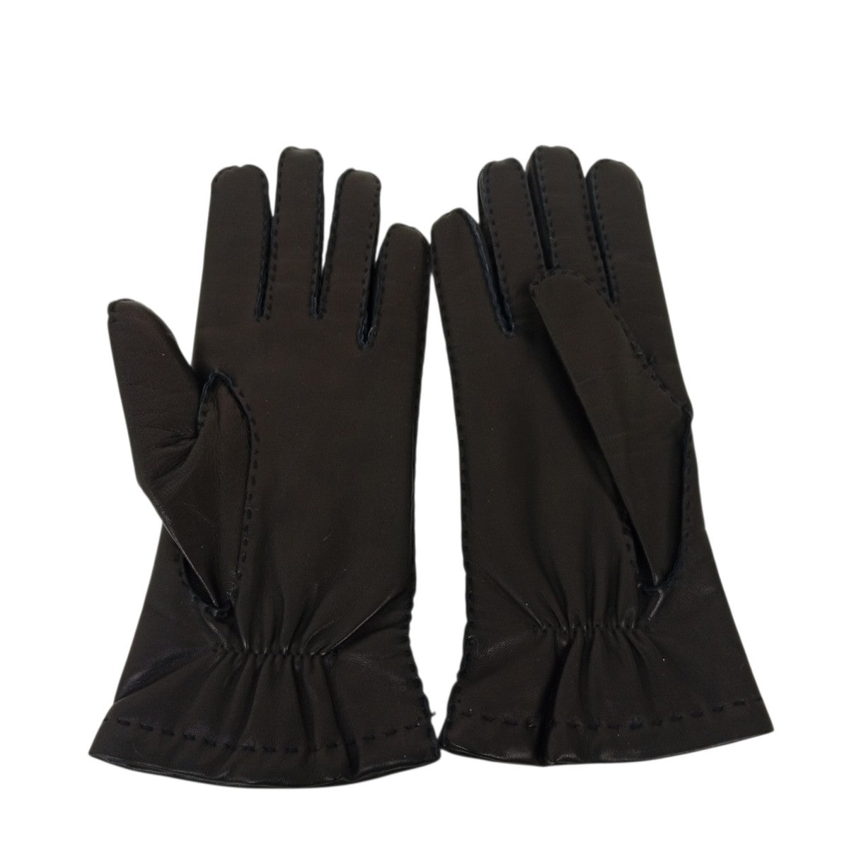 Hestrandrew Leather Gloves Black手袋