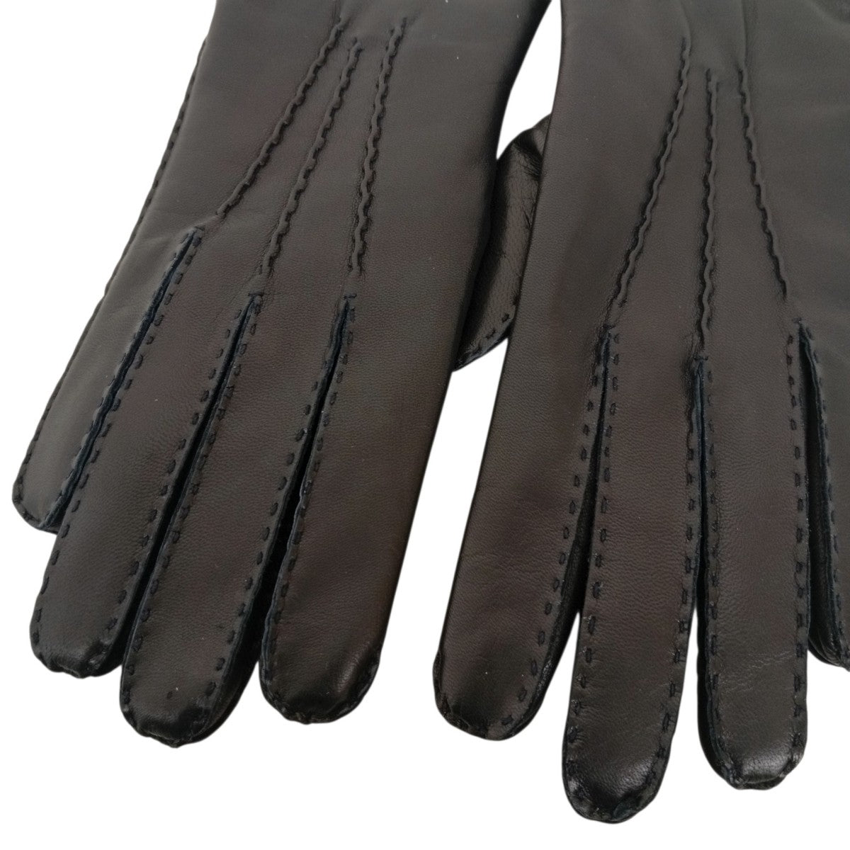 Hestrandrew Leather Gloves Black手袋