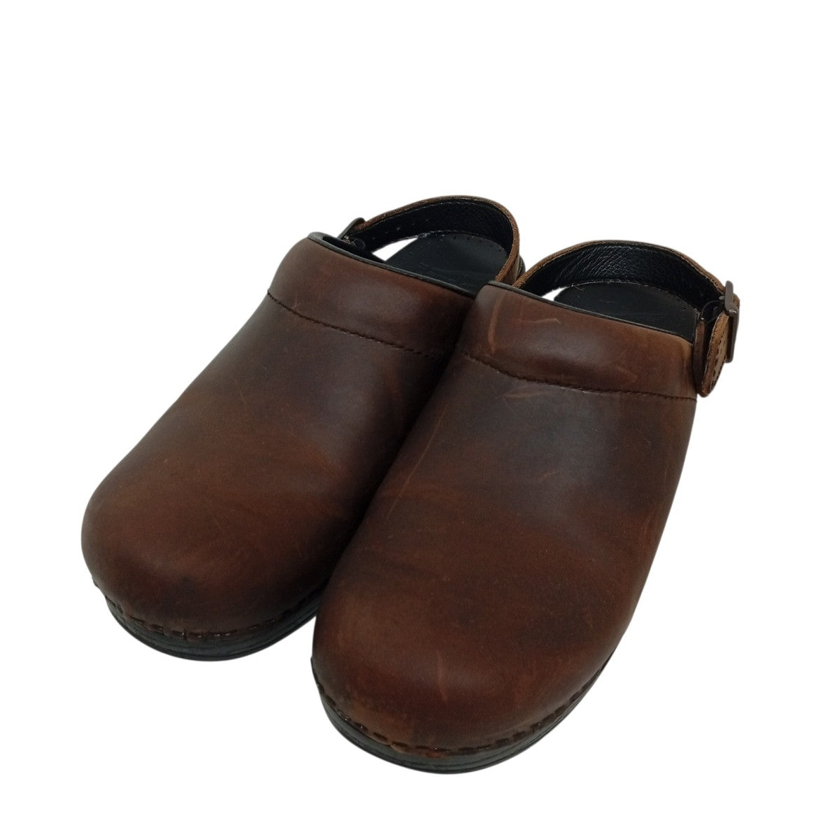 INGRID OILD クロッグ Antique Brownシューズ238-780202