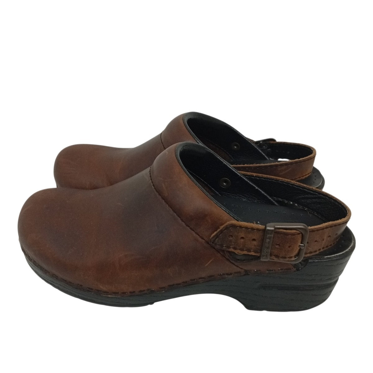 INGRID OILD クロッグ Antique Brownシューズ238-780202