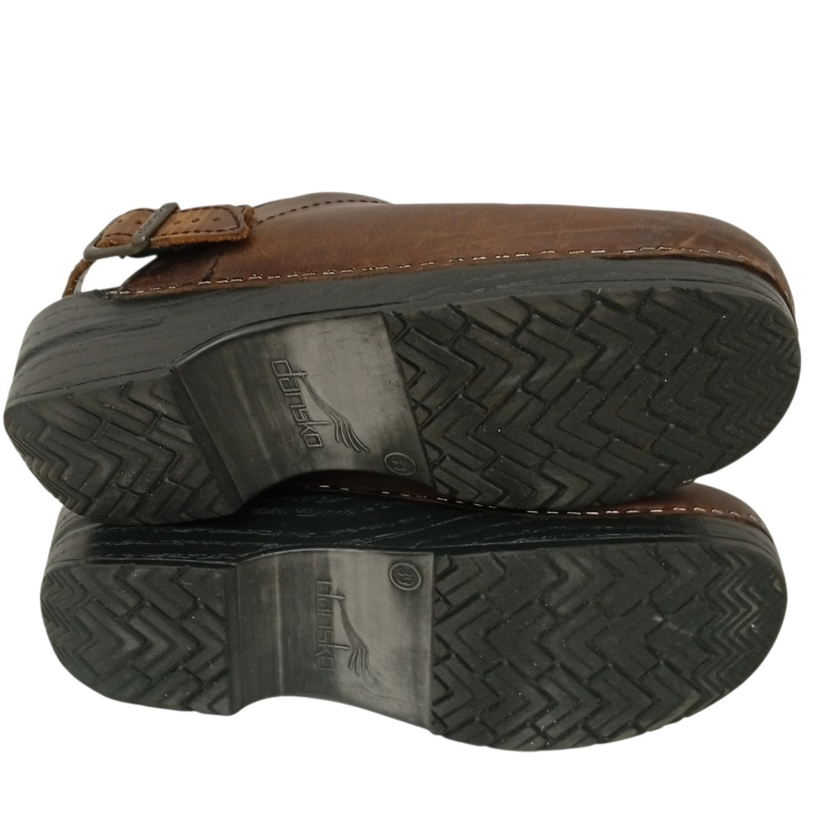 INGRID OILD クロッグ Antique Brownシューズ238-780202
