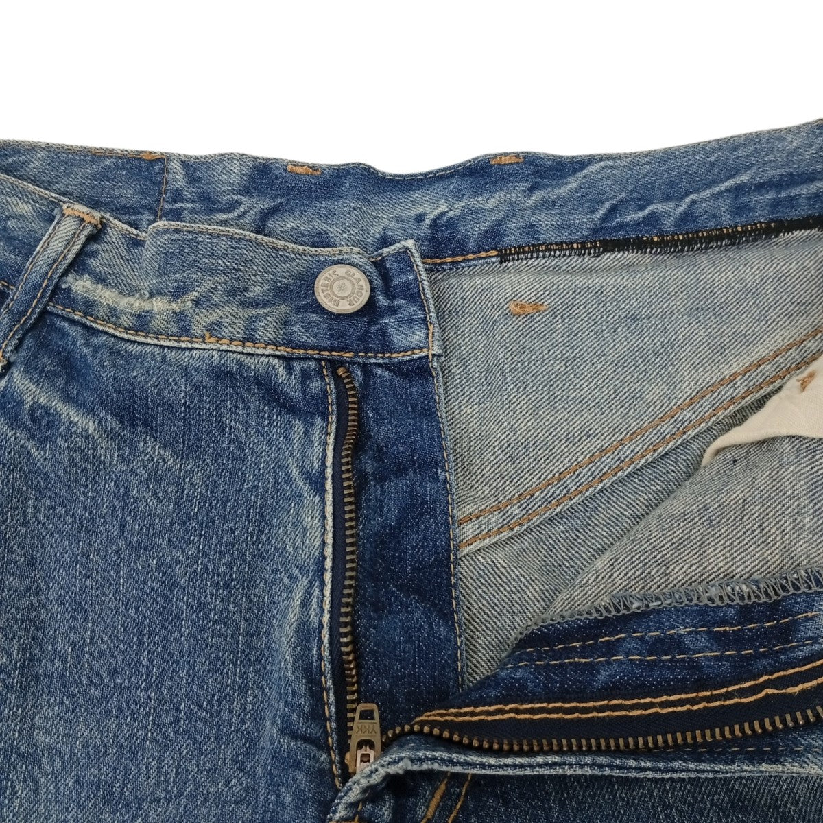 スタッズ ダメージ加工デニムパンツ2AP-4742