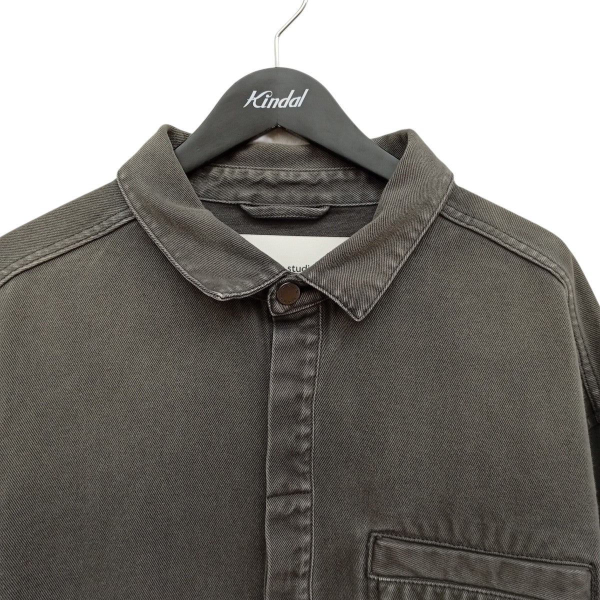 Herculean Shirt in Stonelight 色褪せ加工デニムシャツジャケットES2564SL