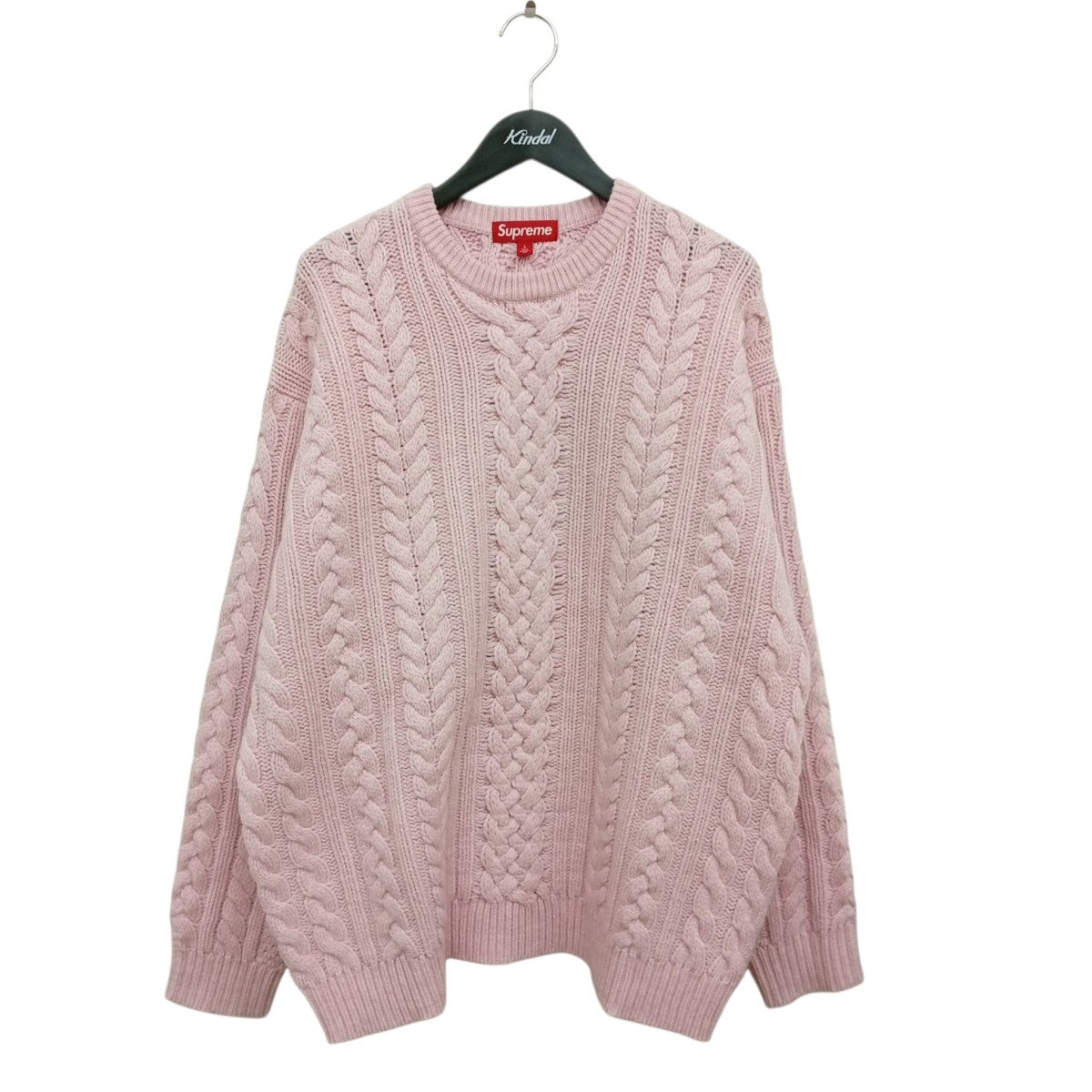 Appliqu Cable Knit Sweaterニット