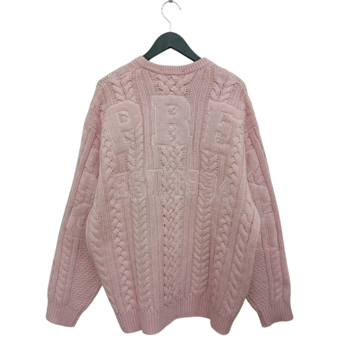 Appliqu Cable Knit Sweaterニット