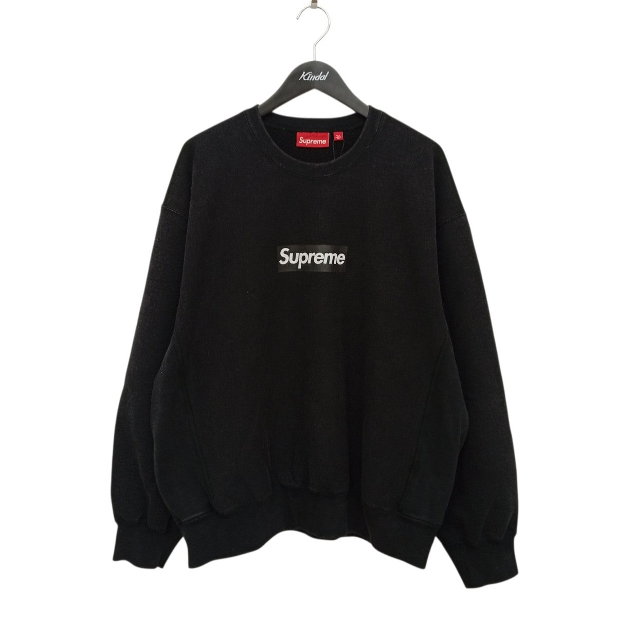 25SSWashed Box Logo Crewneckトレーナー