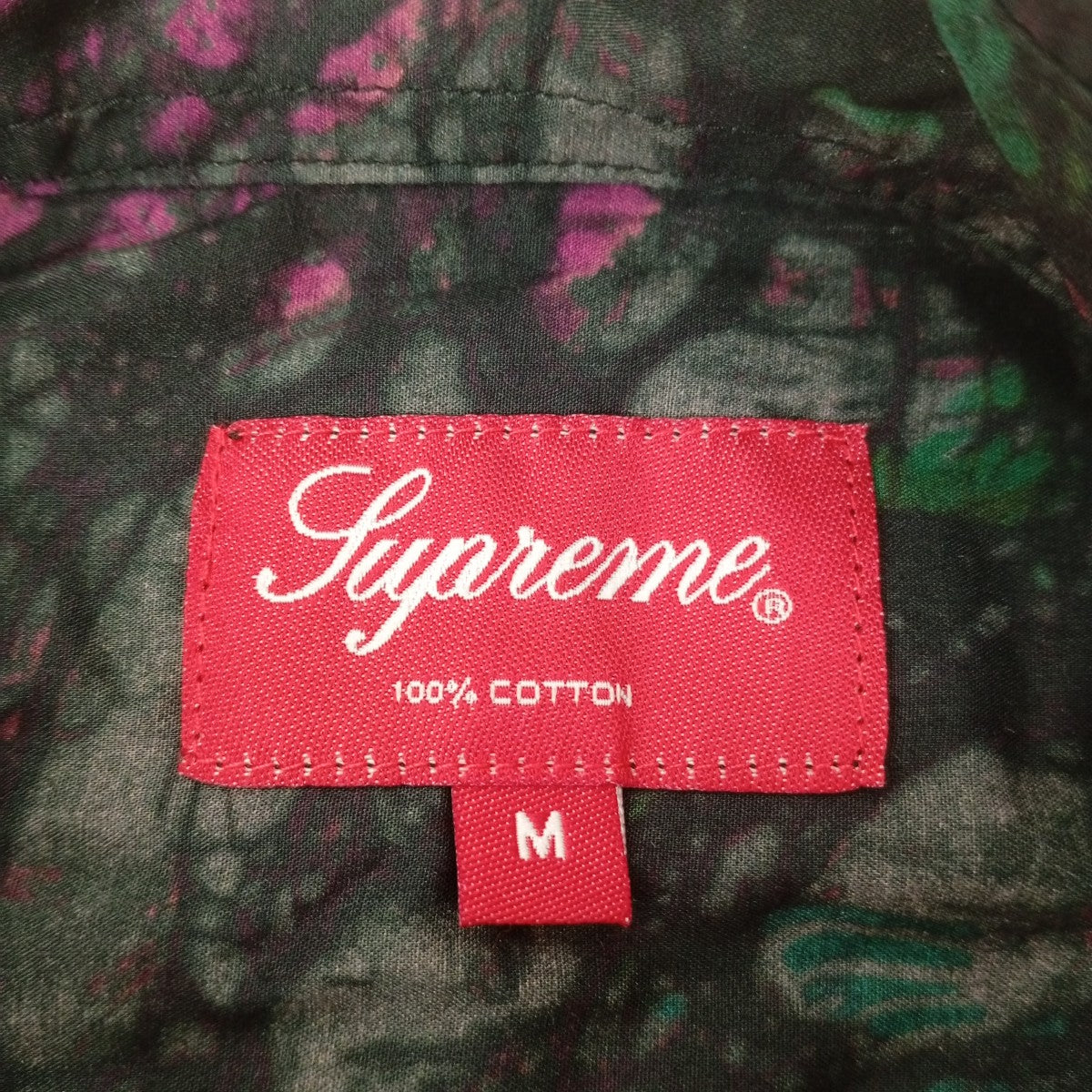 Supreme(シュプリーム) Acid Floral Shirt総柄シャツ グリーン サイズ