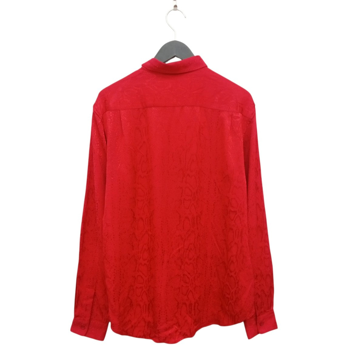 snakeskin jacquard shirt長袖シャツ