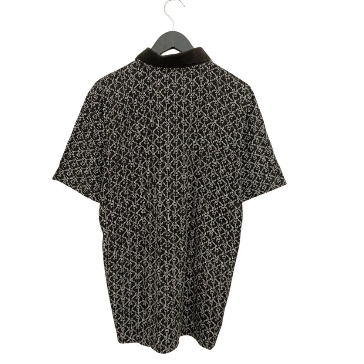 Rope Print Polo総柄半袖ポロシャツ