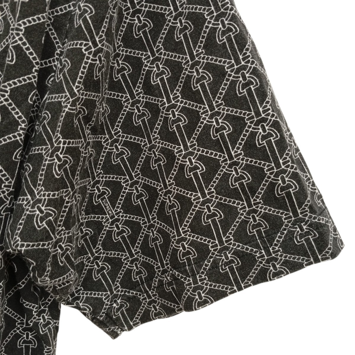 Rope Print Polo総柄半袖ポロシャツ