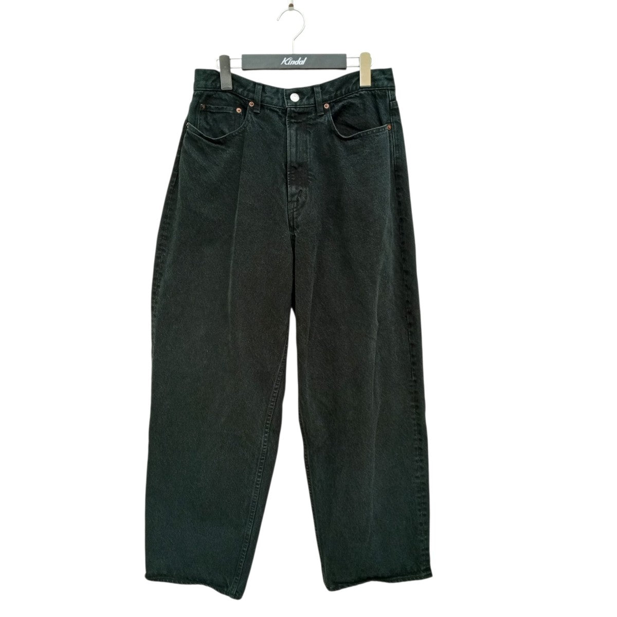 26SSBlack Washed Wide Denim Pantsデニムパンツ26SAP-04-33
