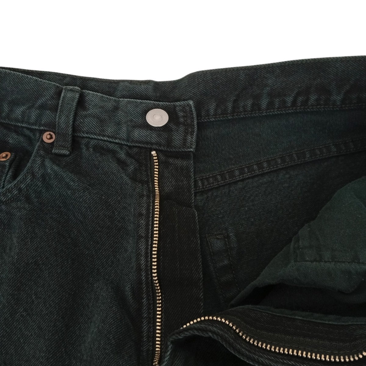 26SSBlack Washed Wide Denim Pantsデニムパンツ26SAP-04-33