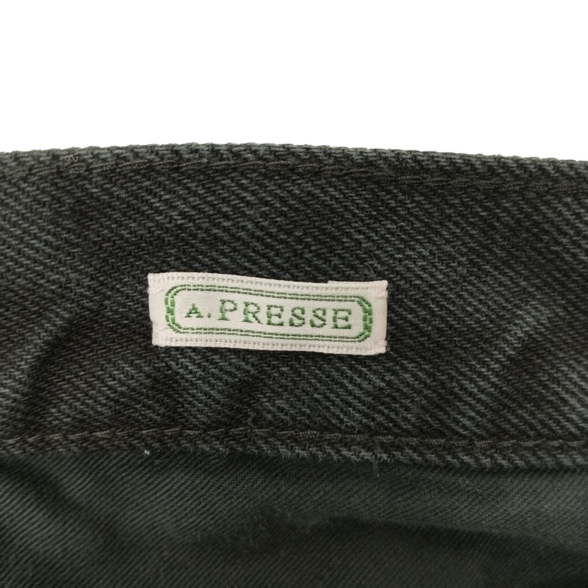 26SSBlack Washed Wide Denim Pantsデニムパンツ26SAP-04-33