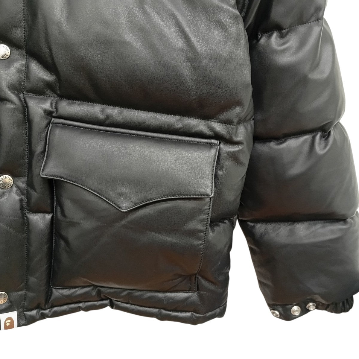 LEATHER CLASSIC DOWN JACKETレザージャケット001DNK801004M