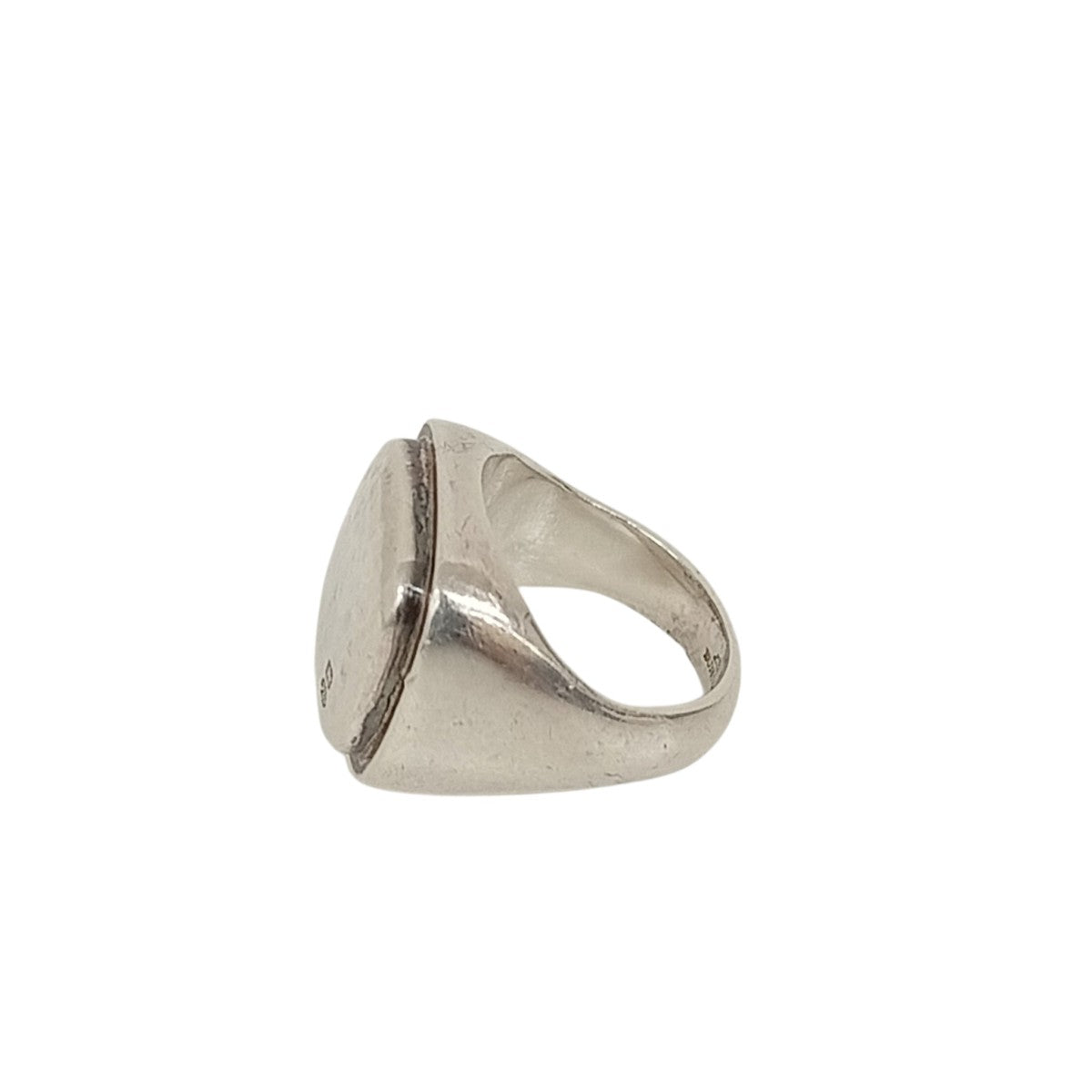 HEAVY CUSHION CABOCON SIGNET RING 925指輪