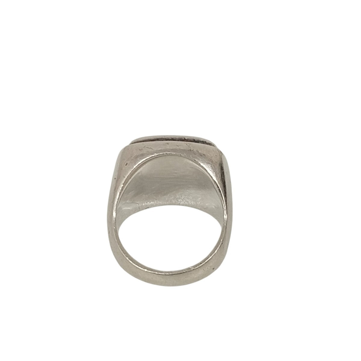 HEAVY CUSHION CABOCON SIGNET RING 925指輪