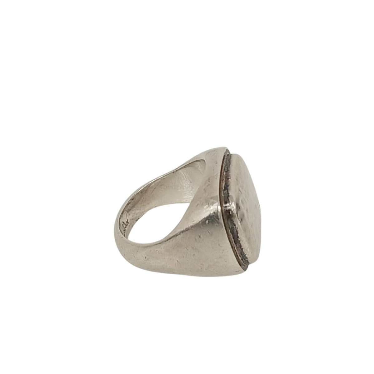 HEAVY CUSHION CABOCON SIGNET RING 925指輪