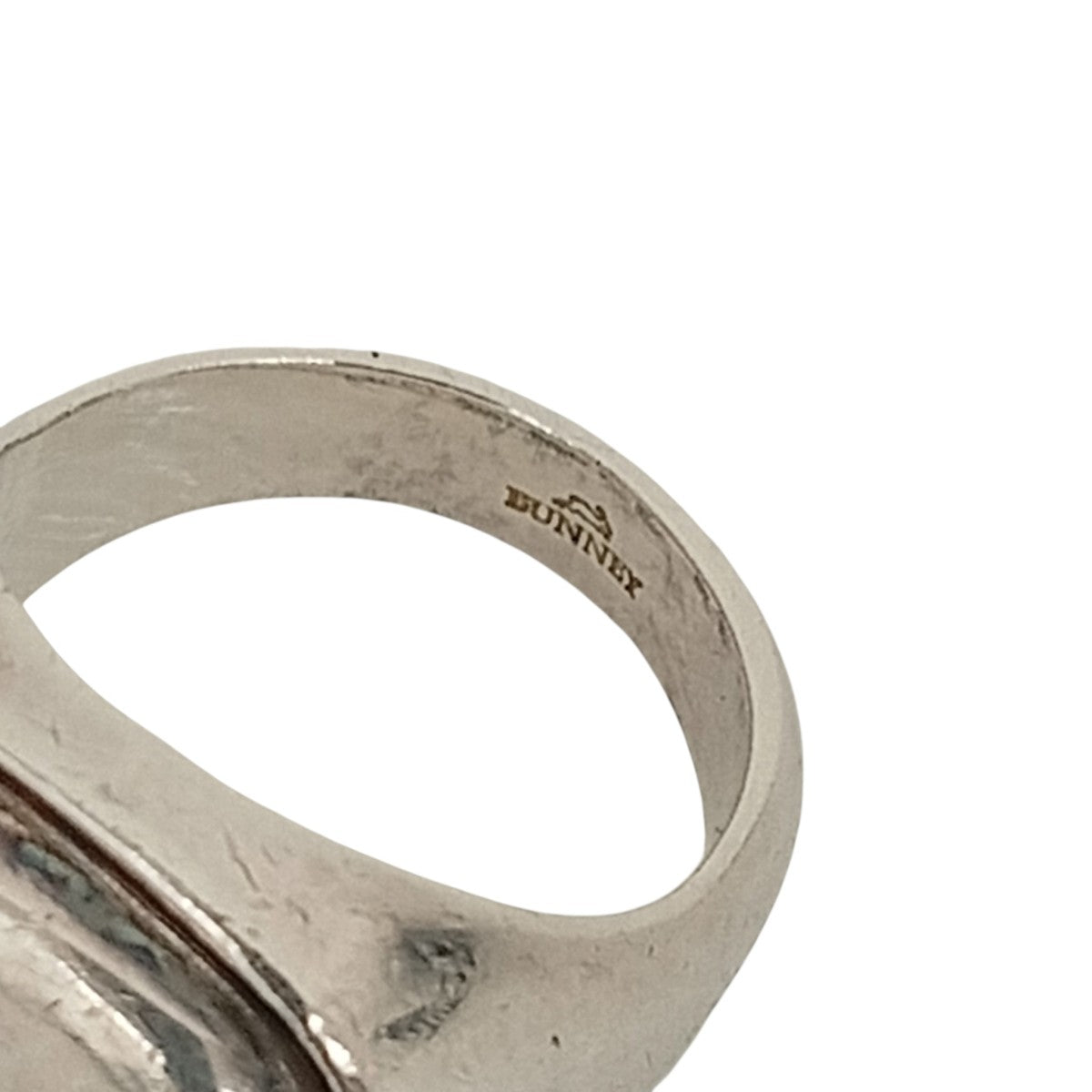 HEAVY CUSHION CABOCON SIGNET RING 925指輪
