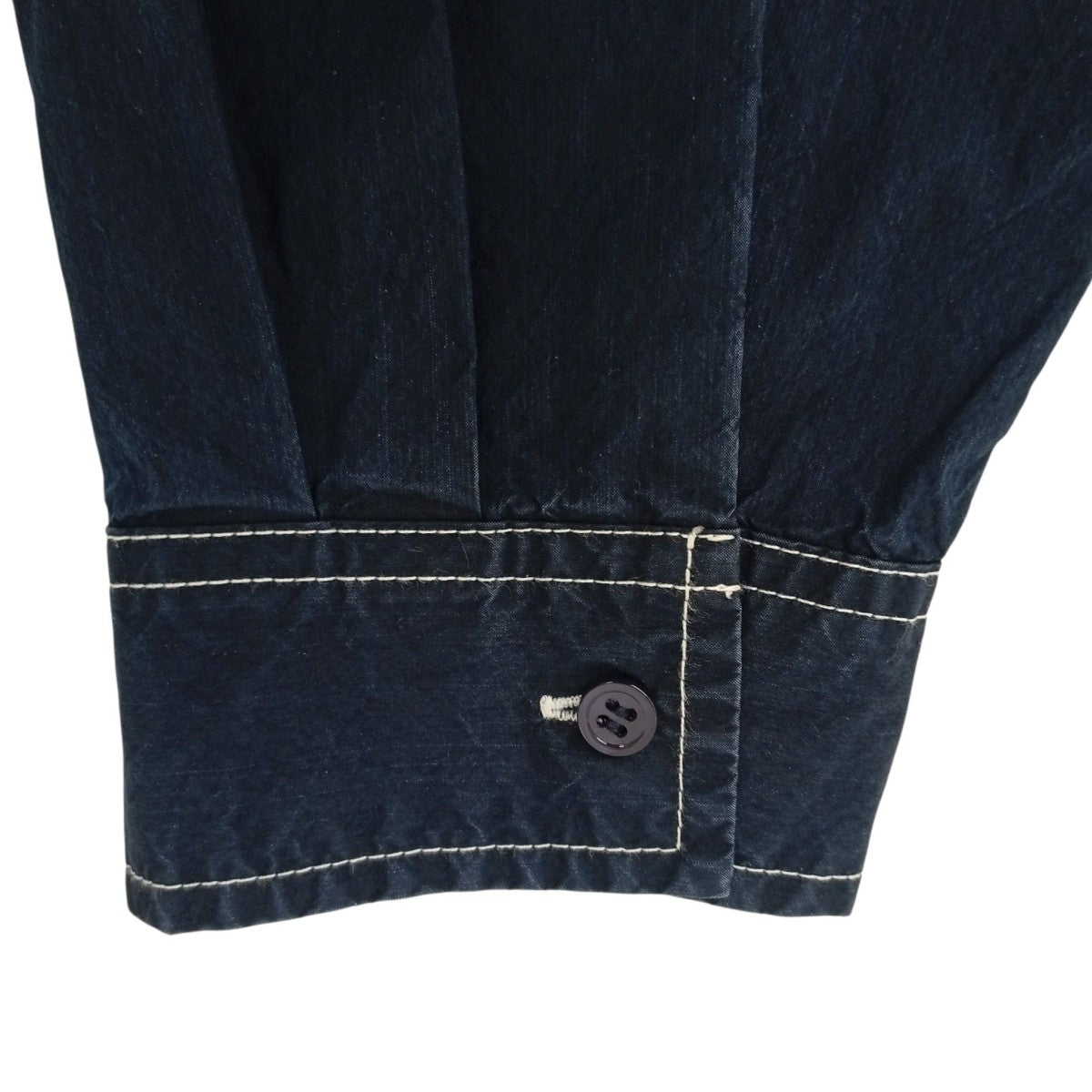0- LIGHT WEIGHT INDIGO SHIRTシャツ4G2-3-007-0173