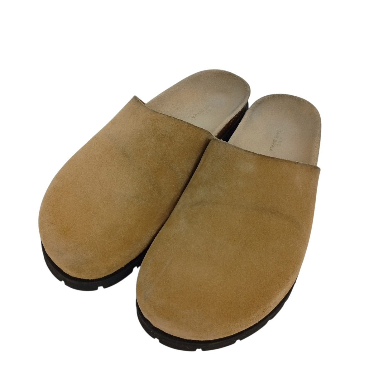 シ*ー様 【新品】APC × TAME IMPALA スエードレザー サンダル A．P．C．×Tame Impala MULES SWELLスエードサンダル ベージュ サイズ