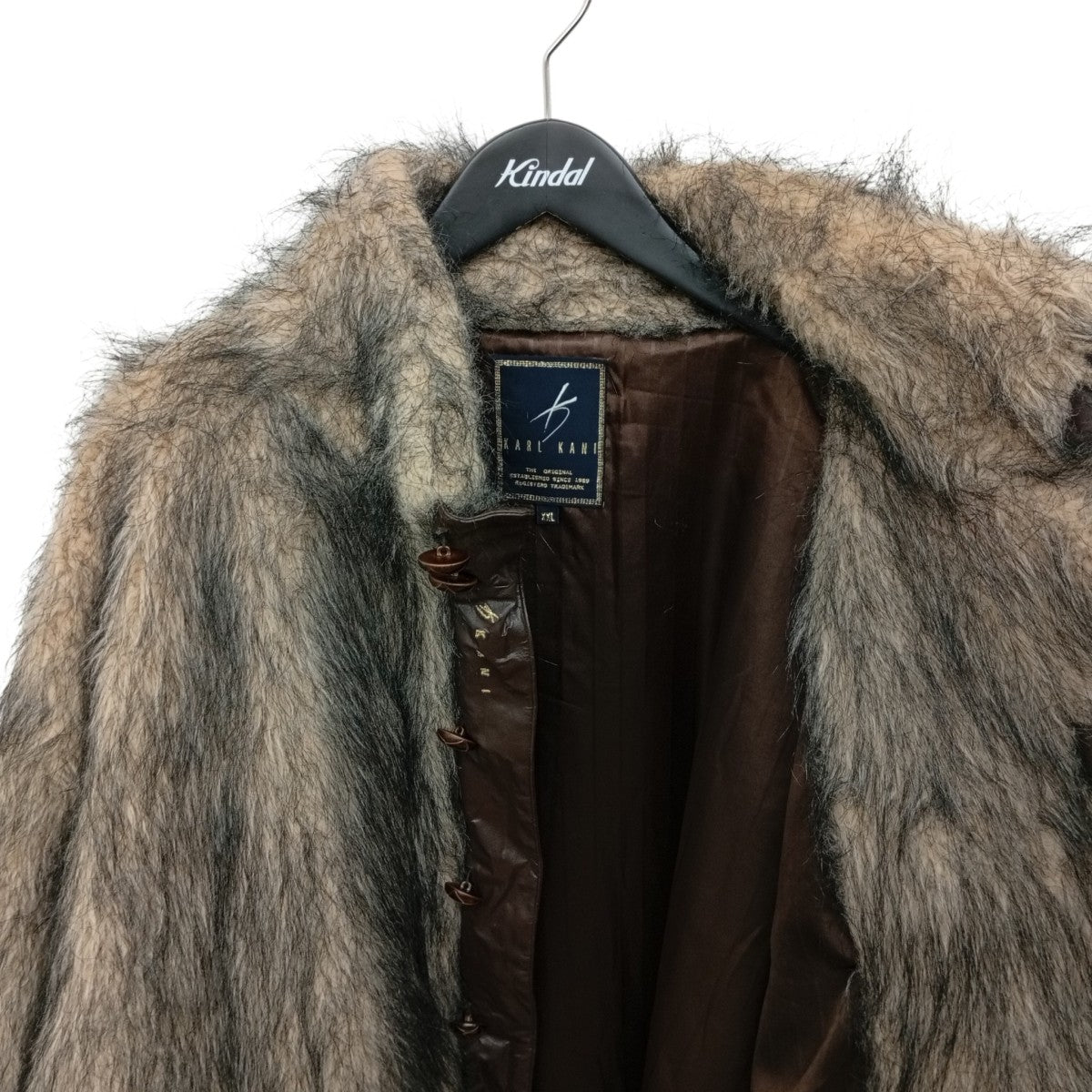 KARL KANI ファージャケット 古着・中古-4枚目のアイテム画像
