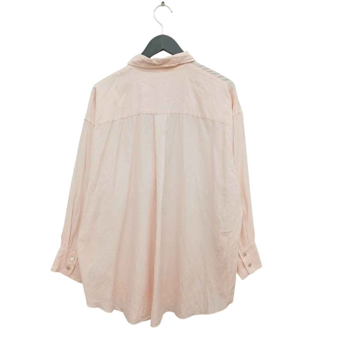 natural slub tunic長袖シャツ25050922705020