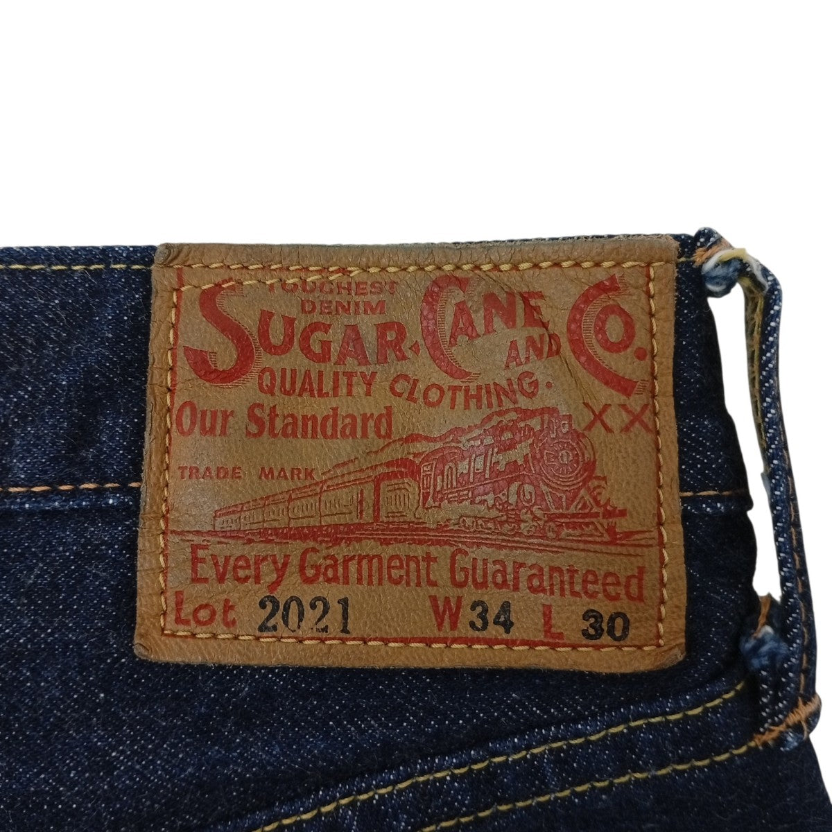 SUGAR CANE 2021デニムパンツ 古着・中古-6枚目のアイテム画像