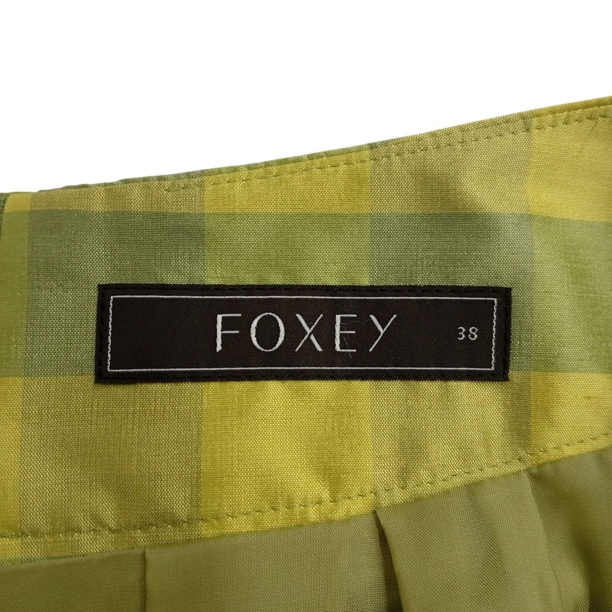 FOXEY チェックスカート24185-SSAZ106C 古着・中古-3枚目のアイテム画像
