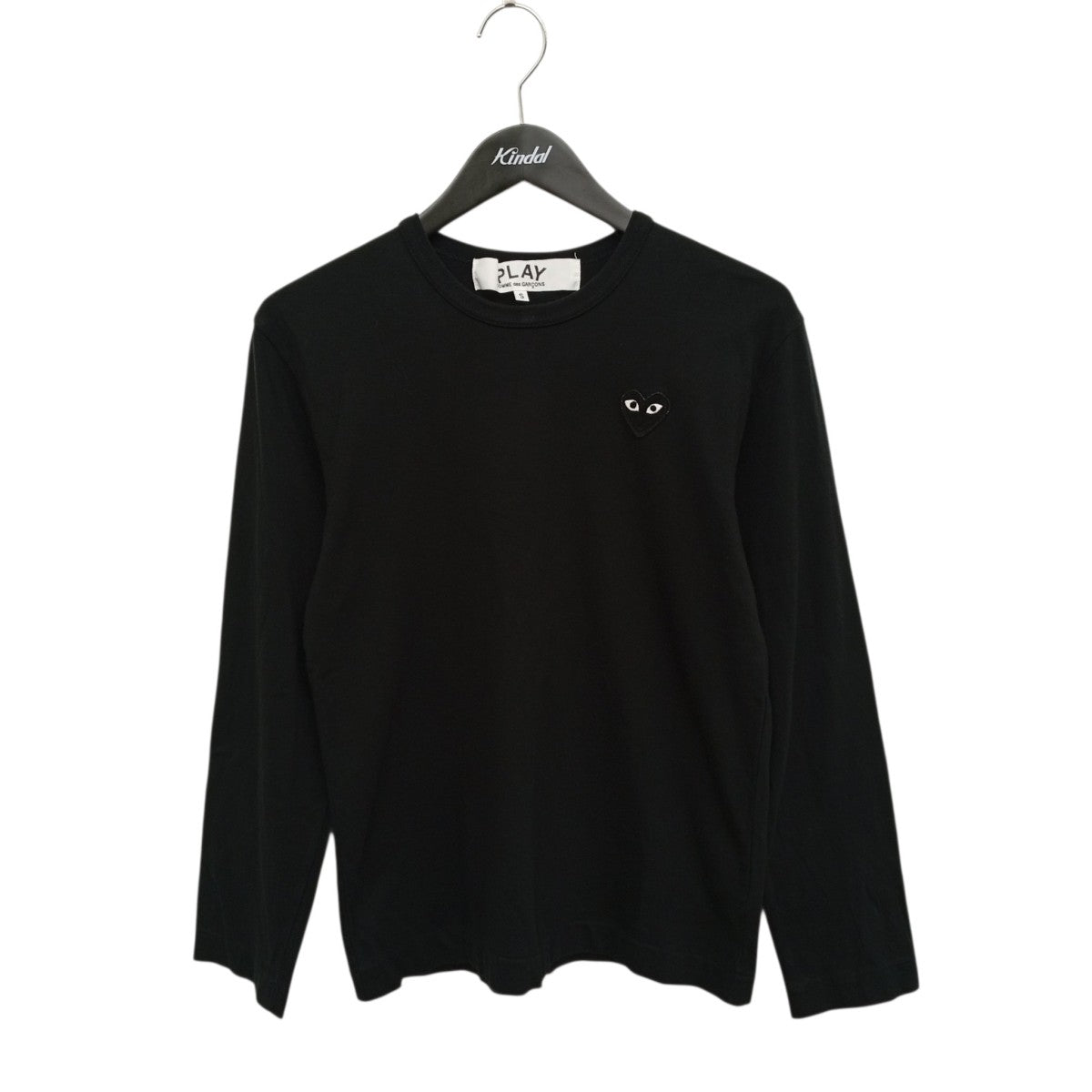 PLAY COMME des GARCONS Long Sleeve T-Shirt With Black Emblem長袖カットソーAX-T120 古着・中古-1枚目のアイテム画像