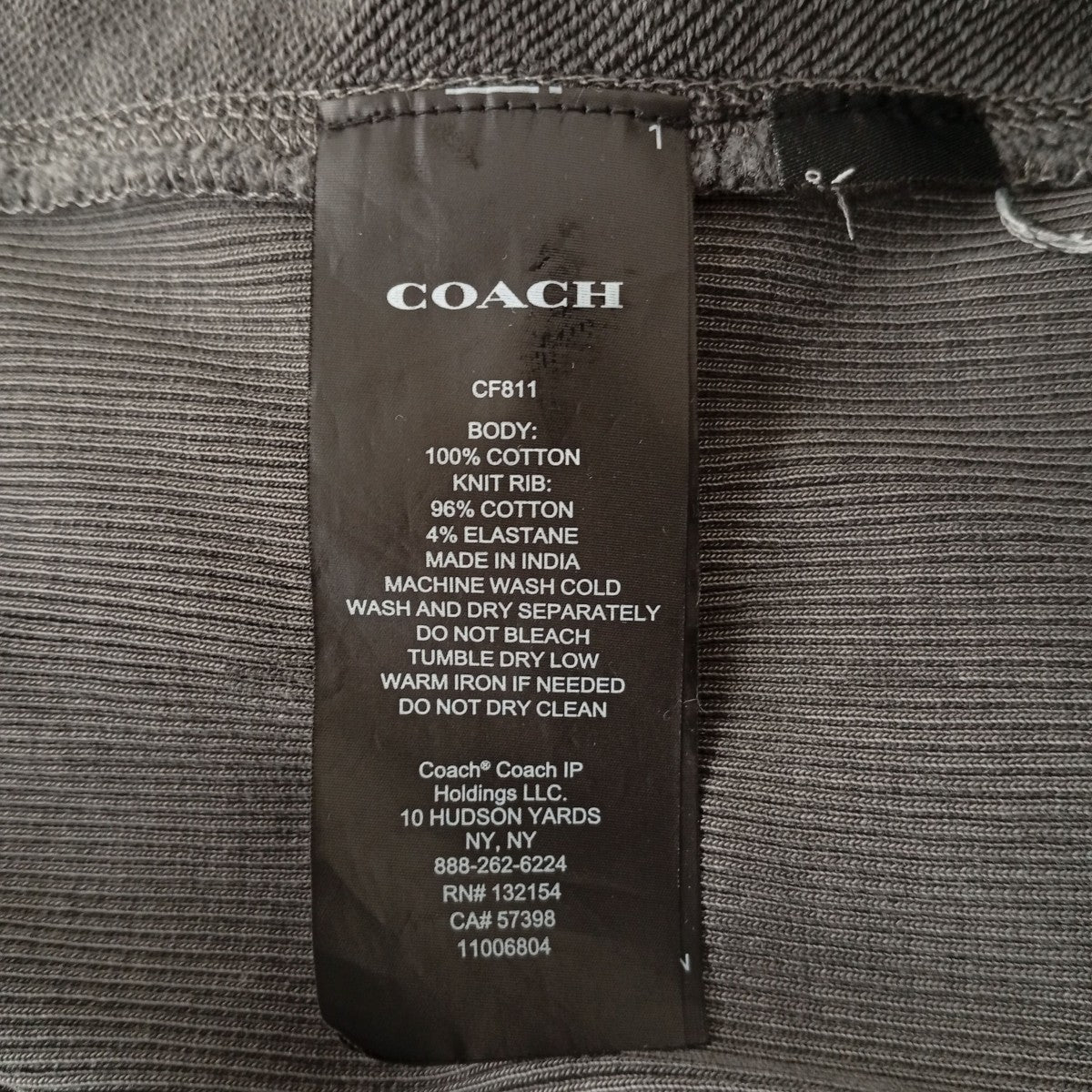 COACH パーカーCF811 古着・中古-4枚目のアイテム画像